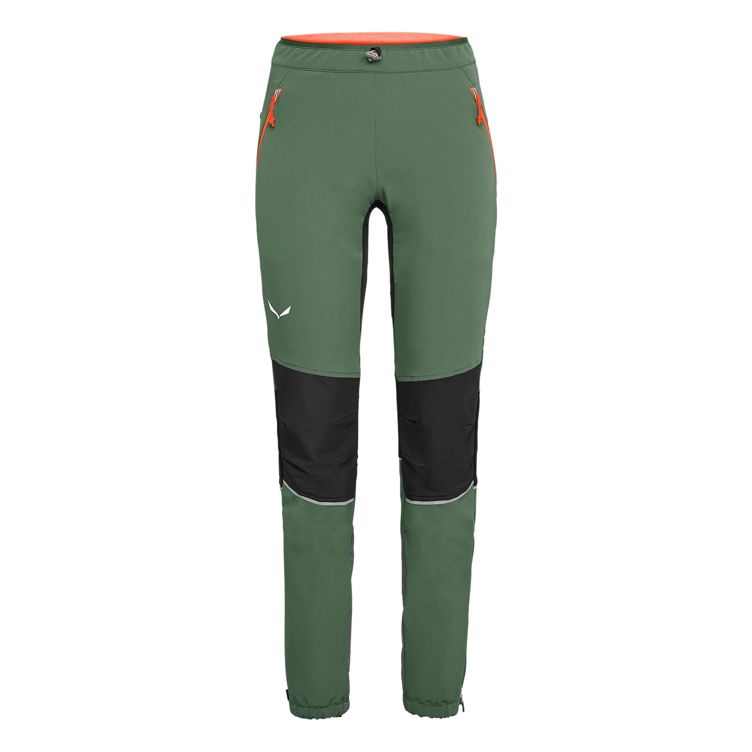 Pantalones Softshell Mujer Chile - Salewa Sesvenna 2 Durastretch - Verde - EGAQ-03259